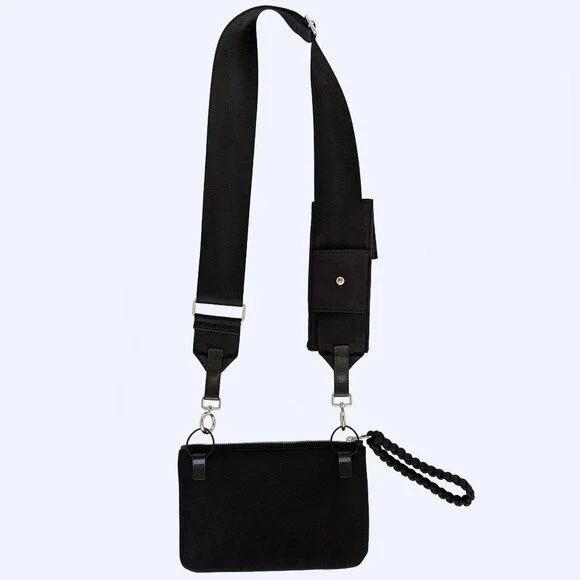 Athleta Revive Modular Black Crossbody Bag Like New - Picture 6 of 14